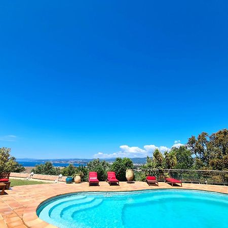 Villa M, Chambres D'Hotes, Vue Mer, Sauna, Piscine A Six-Fours Six-Fours-les-Plages Exteriör bild