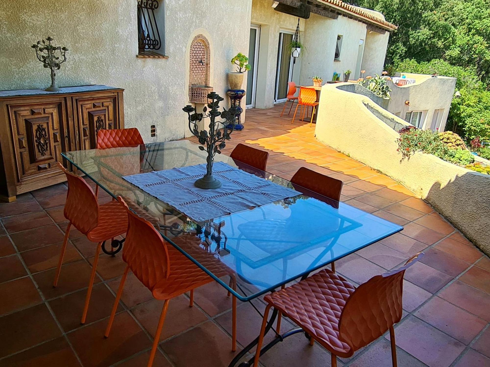 Villa M, Chambres D'Hotes, Vue Mer, Sauna, Piscine A Six-Fours Six-Fours-les-Plages Exteriör bild